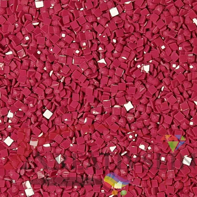 DMC 3803 Mauve MED - eckige Steine - Diamond Painting