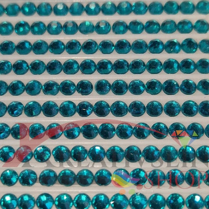DMC 3809 Turquoise VY DK - rund Steine - Strass - Diamond Painting