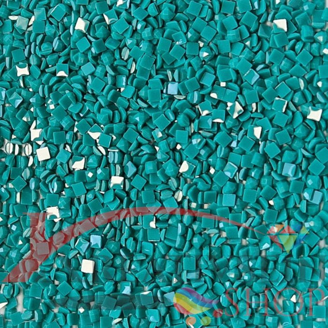 DMC 3812 Sea Green VY DK - eckige Steine - Diamond Painting