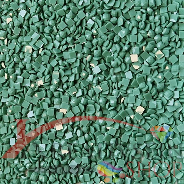DMC 3816 Celadon Green - eckige Steine - Diamond Painting
