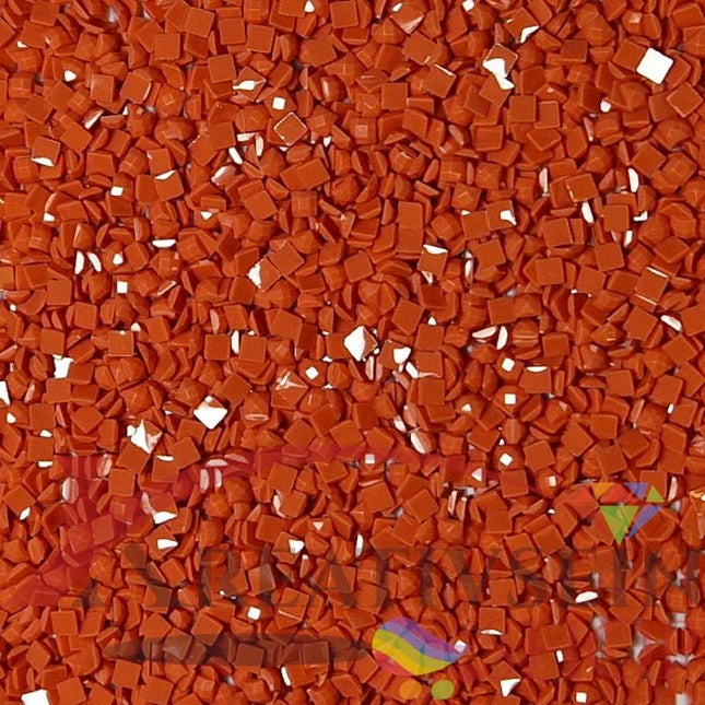 DMC 3830 Terracotta - eckige Steine - Diamond Painting
