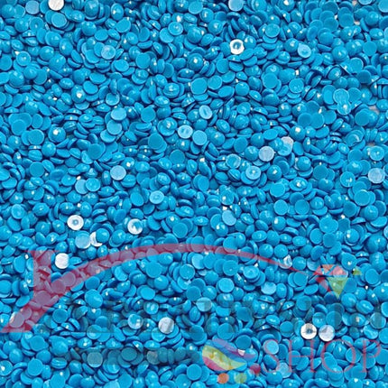 DMC 3845 Bright Turquoise MED - runde Steine - Diamond Painting