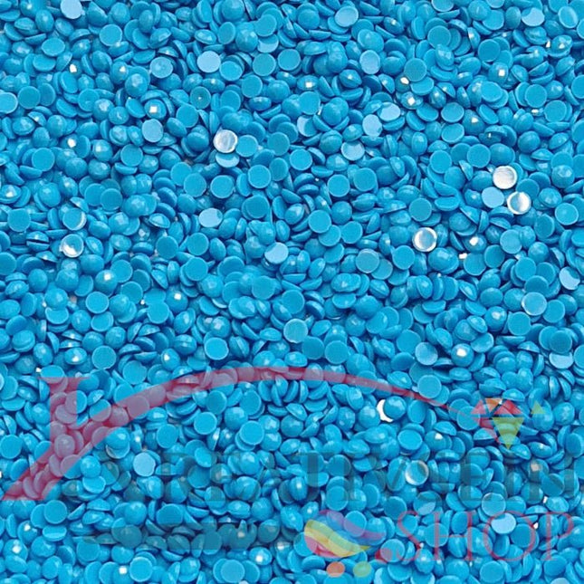 DMC 3846 Bright Turquoise LT - runde Steine - Diamond Painting