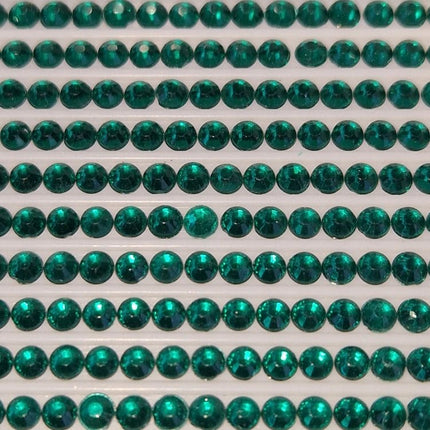 DMC 3850 Bright Green DK - rund Steine - Strass - Diamond Painting