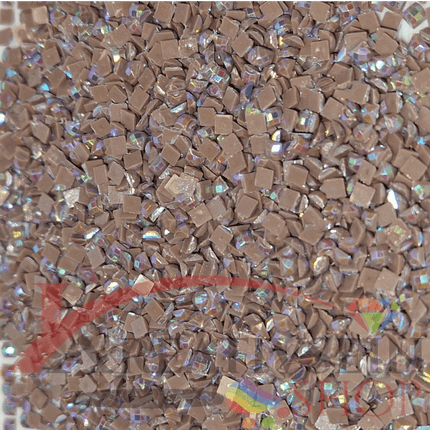 DMC 3860 Cocoa - eckige Steine - Aurora Borealis (AB) - Diamond Painting