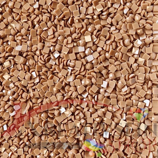 DMC 3862 Mocha Beige DK - eckige Steine - Diamond Painting