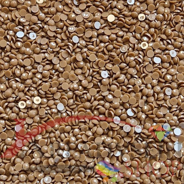 DMC 3862 Mocha Beige DK - runde Steine - Diamond Painting