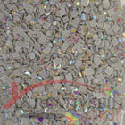 DMC 415 Pearl Grey - eckige Steine - Aurora Borealis (AB) - Diamond Painting