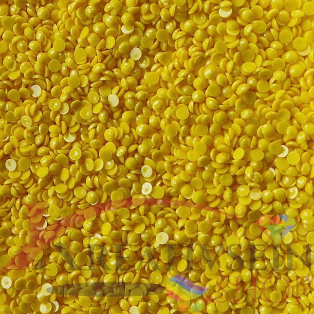DMC 444 Lemon DK - runde Steine - Diamond Painting