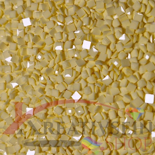 DMC 445 Lemon LT - eckige Steine - Diamond Painting
