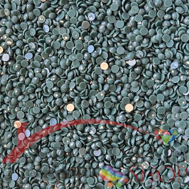 DMC 501 Blue Green DK - runde Steine - Diamond Painting