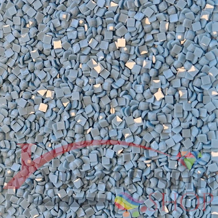 DMC 519 Sky Blue - eckige Steine - Diamond Painting