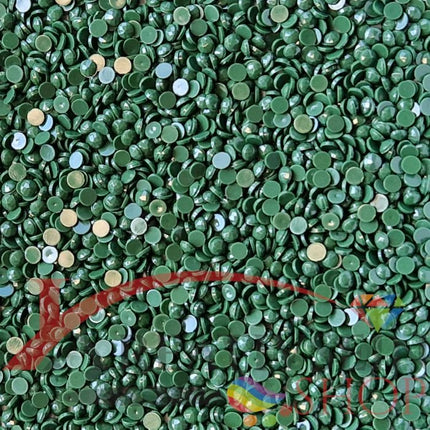 DMC 520 Fern Green DK - runde Steine - Diamond Painting