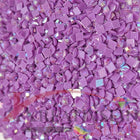 DMC 552 Violet MED - eckige Steine - Aurora Borealis (AB) - Diamond Painting
