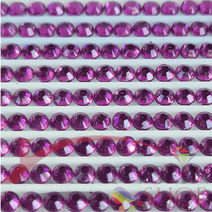 DMC 553 Violet - rund Steine - Strass - Diamond Painting