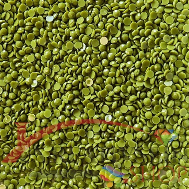 DMC 581 Moss Green - runde Steine - Diamond Painting