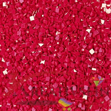 DMC 601 Cranberry DK - eckige Steine - Diamond Painting