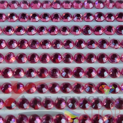 DMC 602 Cranberry MED - rund Steine - Strass - Diamond Painting
