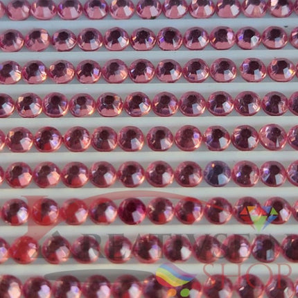 DMC 603 Cranberry - rund Steine - Strass - Diamond Painting