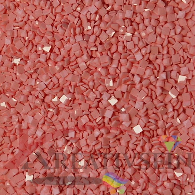 DMC 604 Cranberry LT - eckige Steine - Diamond Painting