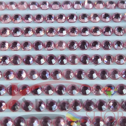 DMC 604 Cranberry LT - rund Steine - Strass - Diamond Painting