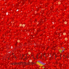 DMC 606 Bright Orange RED - runde Steine - Diamond Painting