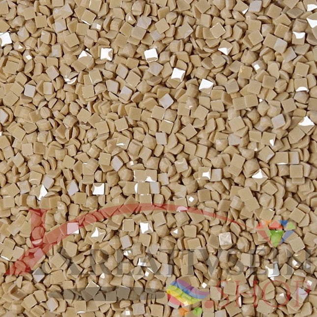 DMC 612 Drab Brown MED - eckige Steine - Diamond Painting