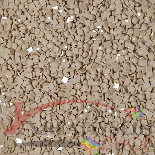 DMC 644 Beige Grey MED - eckige Steine - Diamond Painting
