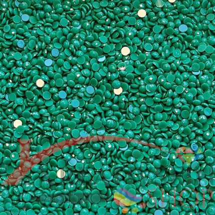 DMC 700 Christmas Green BRIGHT - runde Steine - Diamond Painting