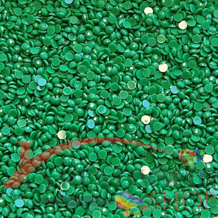 DMC 701 Christmas Green LT - runde Steine - Diamond Painting