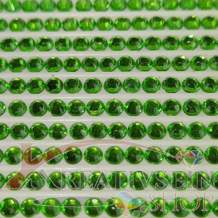 DMC 702 Kelly Green - rund Steine - Strass - Diamond Painting