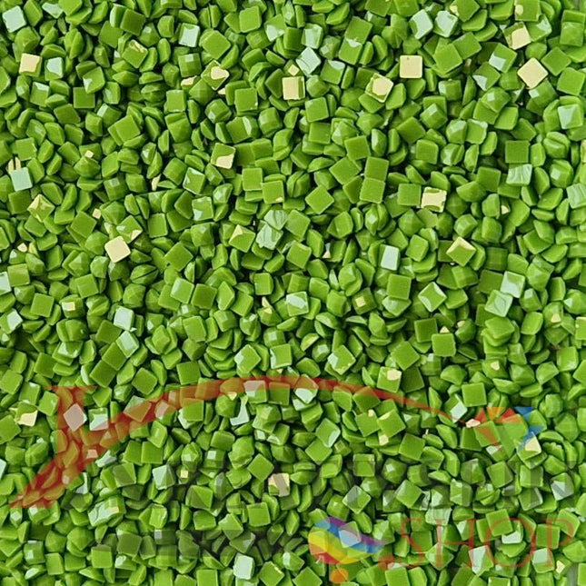 DMC 703 Chartreuse - eckige Steine - Diamond Painting
