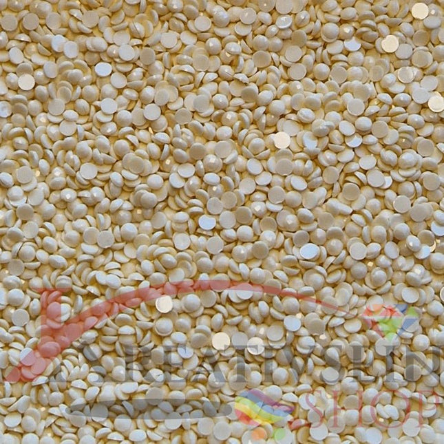 DMC 712 Cream - runde Steine - Diamond Painting