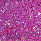 DMC 718 Plum - eckige Steine - Aurora Borealis (AB) - Diamond Painting