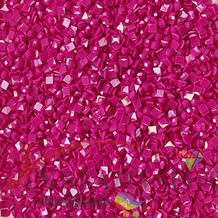 DMC 718 Plum - eckige Steine - Diamond Painting