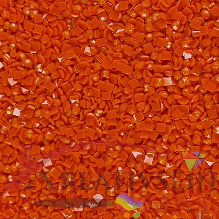 DMC 720 Orange Spice DK - eckige Steine - Fairy Dust - Diamond Painting