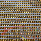 DMC 728 Golden Yellow - eckige Steine - Strass - Diamond Painting