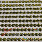 DMC 730 Olive Green VY DK - rund Steine - Strass - Diamond Painting
