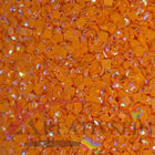 DMC 740 Tangerine - eckige Steine - Aurora Borealis (AB) - Diamond Painting