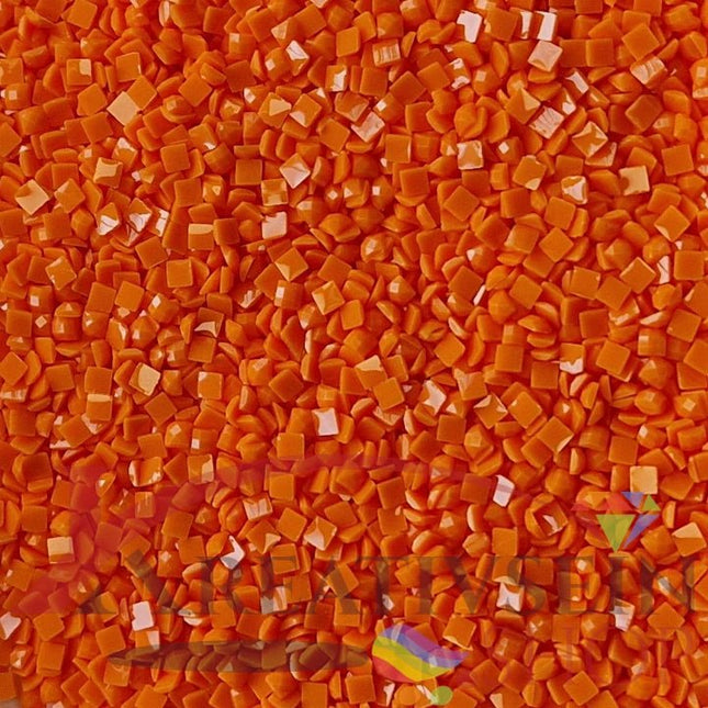DMC 740 Tangerine - eckige Steine - Diamond Painting