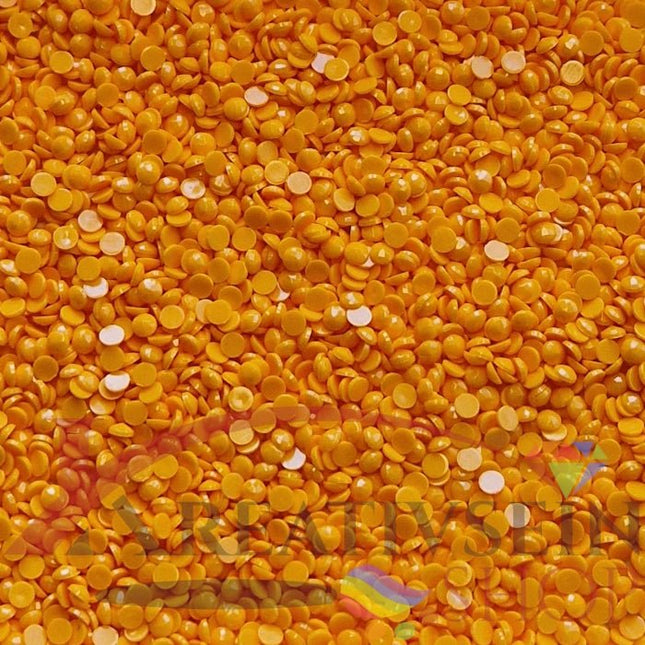 DMC 741 Tangerine MED - runde Steine - Diamond Painting