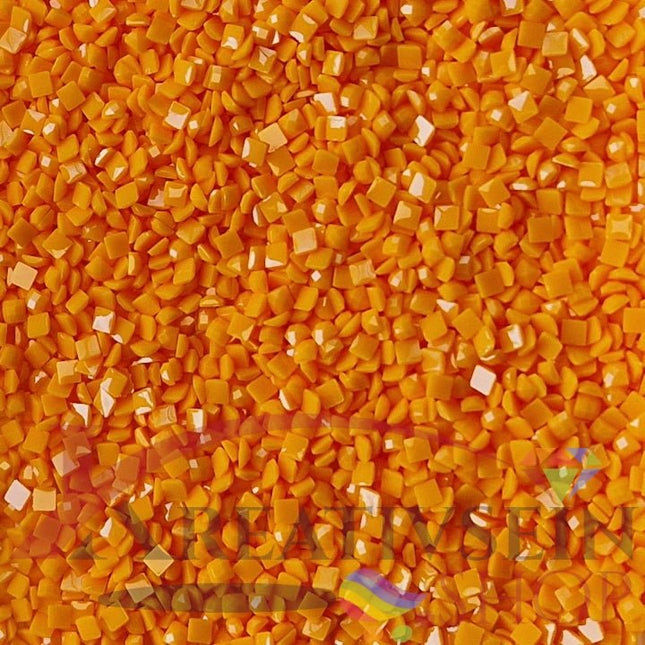DMC 742 Tangerine LT - eckige Steine - Diamond Painting