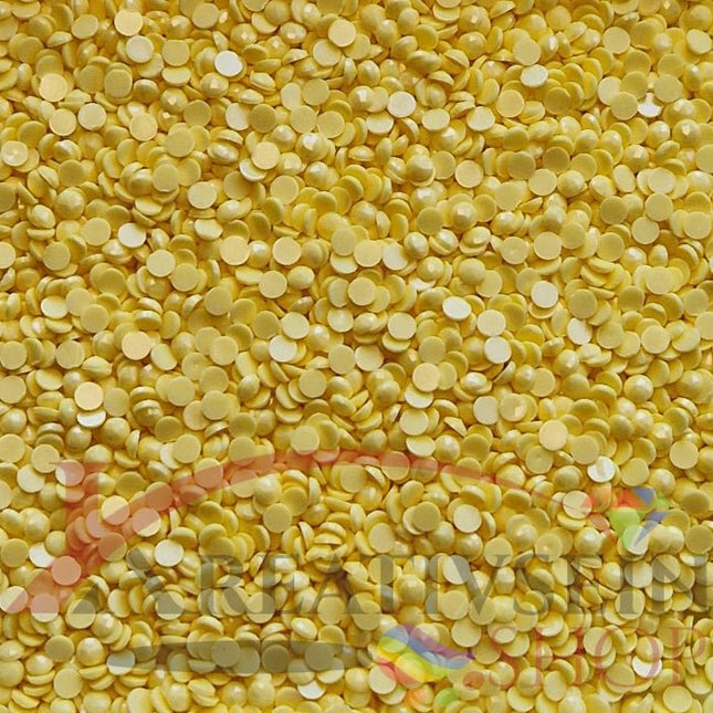 DMC 744 Yellow PALE - runde Steine - Diamond Painting