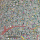 DMC 747 Sky Blue VY LT - runde Steine - Aurora Borealis (AB) - Diamond Painting