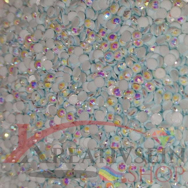 DMC 775 Baby Blue VY LT - runde Steine - Aurora Borealis (AB) - Diamond Painting