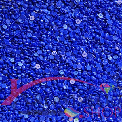 DMC 796 Royal Blue DK - runde Steine - Diamond Painting