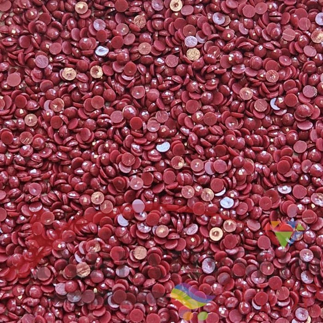 DMC 815 Garnet MED - runde Steine - Diamond Painting