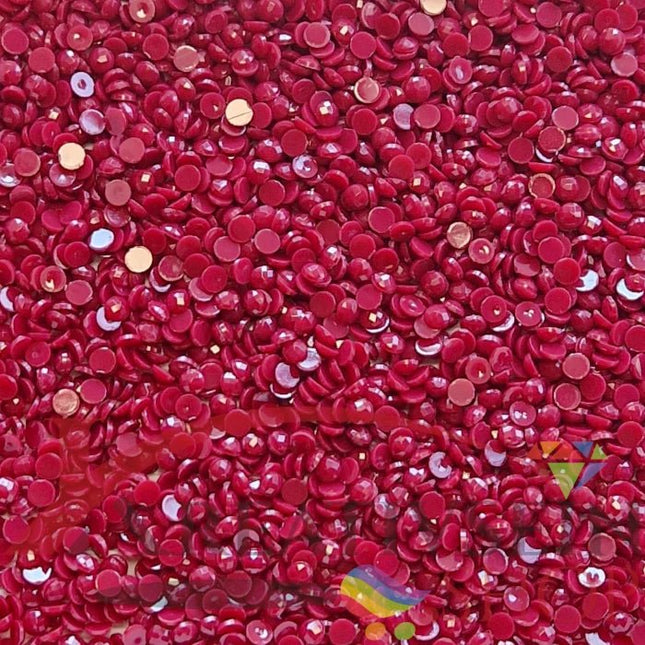 DMC 816 Garnet - runde Steine - Diamond Painting