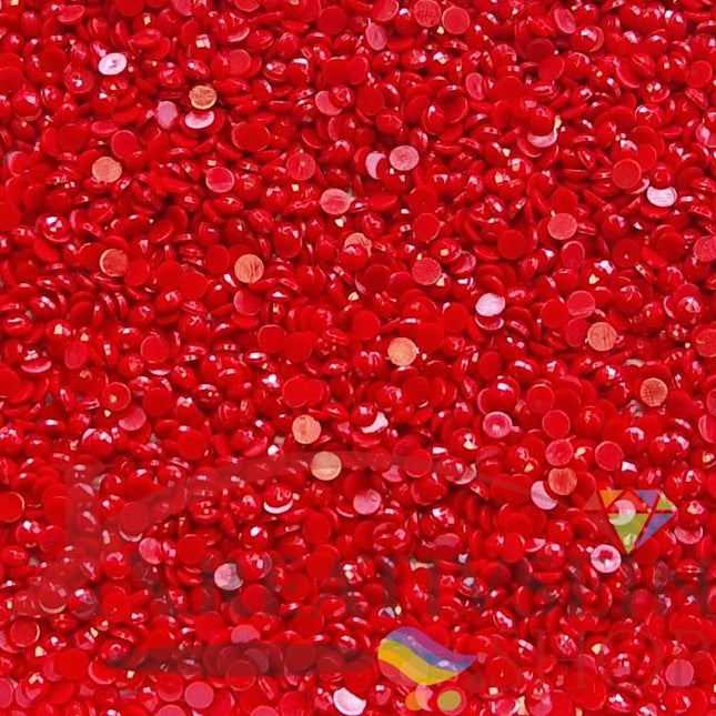 DMC 817 Coral Red VY DK - runde Steine - Diamond Painting