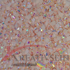 DMC 819 Baby Pink LT - eckige Steine - Aurora Borealis (AB) - Diamond Painting